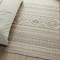 Modern carpet pattern carpet 3d model