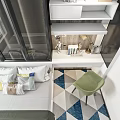 Tatami Bedroom Interior Design With Storage Bed Desk Books And Natural Light