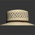 Hat Hat Hat Sunshade Hat Straw Hat Wear Supplies 3d model