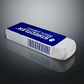 Spencer Magic Premium Eraser Bar with Blue Packaging and White Rectangular Design 3d model