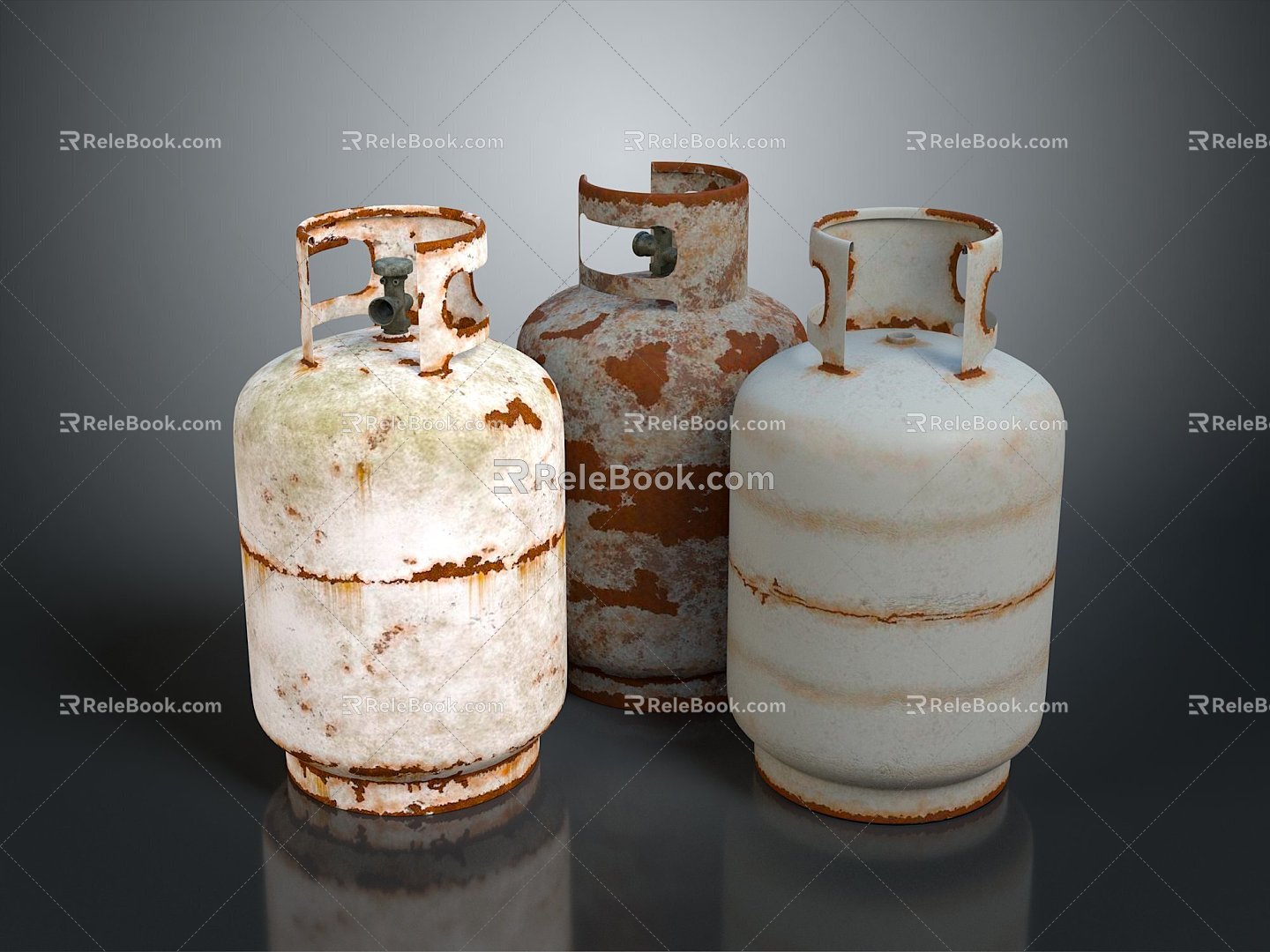 Gas Tank Gas Tank Natural Gas Tank Gas Bottle Jar Jar Jar Jar Container Realistic 3d model