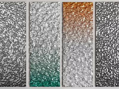 Wall Panels With Various Textures and Colors for Modern Home Interior Decor 3d model
