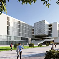 Campus Activity Center Library 3d model
