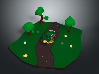 Game Environment Game Scene Fairy Tale Scene Fairy Tale Magic Scene Magic Item Fantasy Scene 3d model