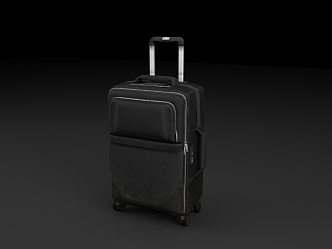 Luggage Black Luggage Realistic Luggage Old Luggage 3d model