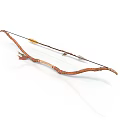 Traditional Wooden Bow and Arrow Handcrafted Archery Weapon with Classic Design