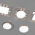 Light Luxury Ceiling Lamp 3d model