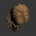 Game and Movie Character Realistic Long Brown Flowing Hair Wig Design