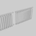 Hardware Tool White Tubular Metal Radiator with Curved Pipes for Home Heating Applications