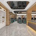 The reform of e-sports management in the field of modern Internet cafes 3d model