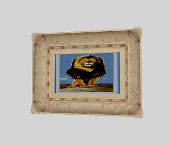 Light Luxury Photo Frame 3d model