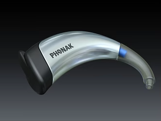 Modern hearing aids 3d model