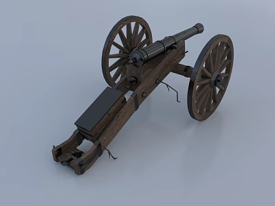 vintage cannon cannon ancient cannon cannon cannon cannon red cannon 3d model