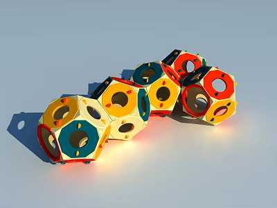 Modern Climbing Ball 3d model