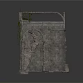 Ancient Stone Architecture Featuring Arched Doorways Decorative Top And Climbing Vines