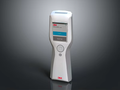 3M Portable Handheld Digital Device With Display Screen And Control Button 3d model