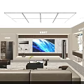 Modern MELING Home Appliances Showroom With Cabinets Table And Plants