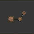 Copper Distillation Still With Wooden Barrels Brewing Equipment Setup