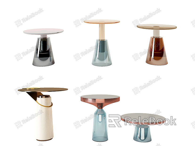 Modern round glass round several model