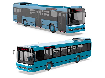 Modern Bus 3d model