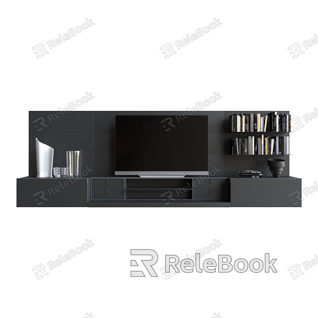 TV background cabinet model