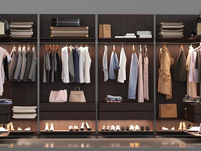 Modern wardrobe 3d model Modern wardrobe 3d model