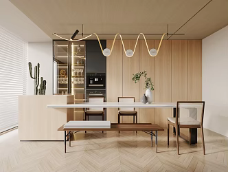 Modern Restaurant 3d model