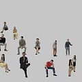 Modern multi-person 3d model