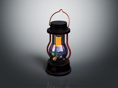 Retro kerosene lamp sci-fi kerosene lamp model