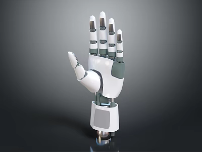 Smart Machine Robotic Hand With Mechanical Fingers And Advanced Structural Design 3d model