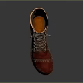 Red Velvet Lace Up Boots With White Sole Stylish Fashionable Footwear For Daily Wear