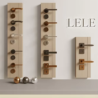 Modern Door Handle 3d model