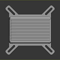 Silver Compact Mini PC With Aluminum Body Heat Dissipation Grille Mounting Brackets And USB Ports