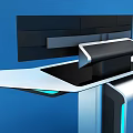 Modern Office Workspace Setup With Multiple Screens Ergonomic Chair And Desk