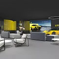 Lotus NIO Modern Showroom Building With Glass Facade And Hyper Track