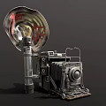 Retro Camera 3D Model Retro Camera Old Objects Nostalgia 8090 s 3d model