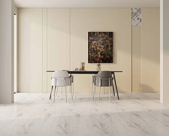 Modern table combination 3d model