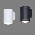 White and Black Modern Downlight Spotlights with Sleek Design for Interior Lighting Fixtures