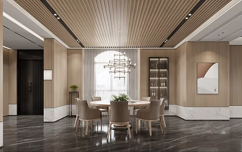 Modern Restaurant 3d model