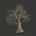 Artistic Tree Branch Shaped Decorative Light with Natural Textured Trunk and Unique Design