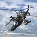 Fighter Jets And Military Helicopters Flying In Blue Sky Formation