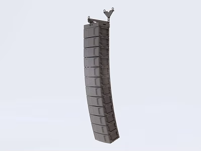 linear array sound 3d model