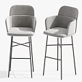 Modern Bar Chair High Stool Bar Stool 3d model