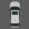 White BMW Hatchback Car With Sleek Exterior And Black Alloy Wheels