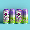 Bang Rainbow Unicorn Energy Drink Cans With Vibrant Purple Green Colors