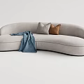 Modern Multiplayer Sofa 3d model