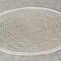 Round Rugs with Various Patterns and Neutral Tones for Home Decoration 3d model