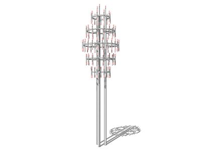 modern street lamp model