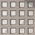 Modern Switch Socket 3d model