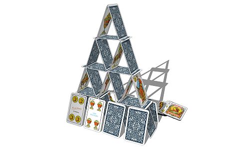 Modern Poker Card Ornaments 3d model